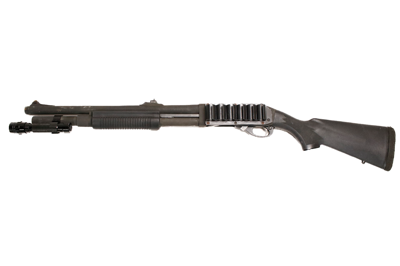 REMINGTON 870 Police Magnum 12 Gauge Police Trade-in Shotgun with 18 Inch Barrel and Light