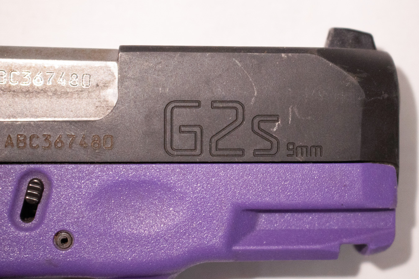 TAURUS G2S 9mm Police Trade-In Pistol with Purple Frame