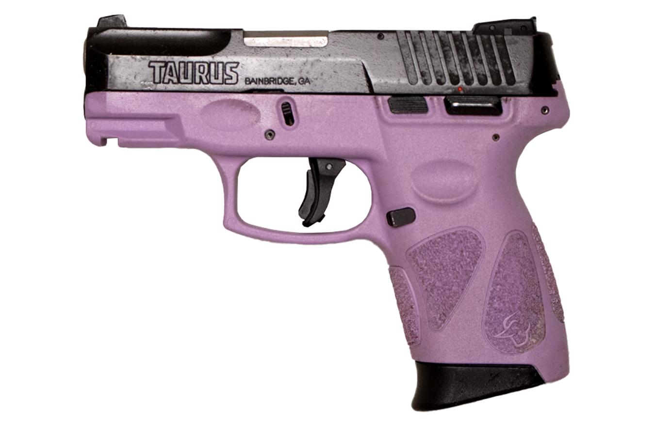 TAURUS G2C 9mm Police Trade-In Semi-Auto Pistol with Purple Frame