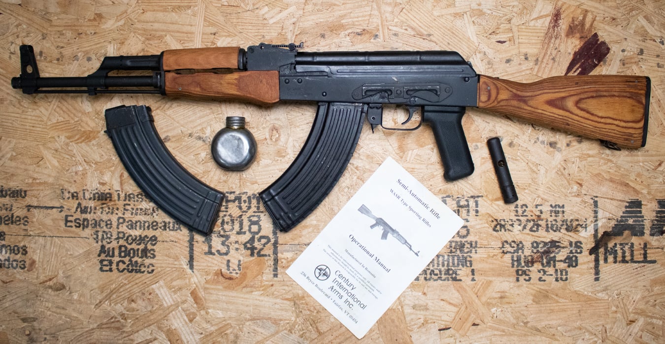 Romarm WASR-10/63 (AK-47) 7.62x39mm Police Trade-In Rifle with Two ...