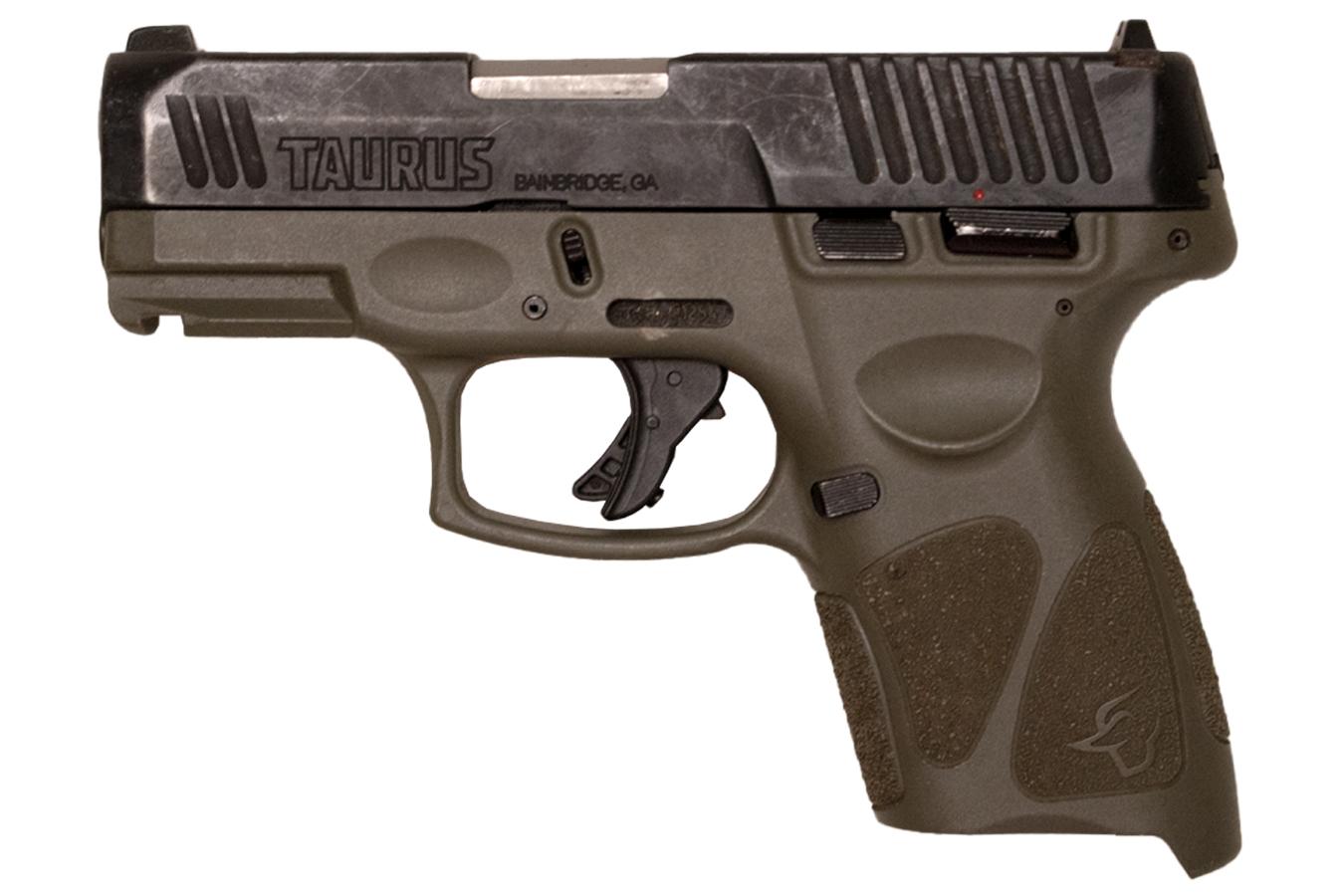 TAURUS G3C 9mm Police Trade-In Semi-Auto Pistol with Manual Safety (Magazine Not Included)