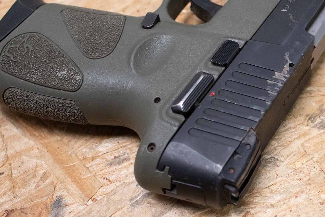 TAURUS G2C 9mm Police Trade-In Pistol with Green Frame and Laser