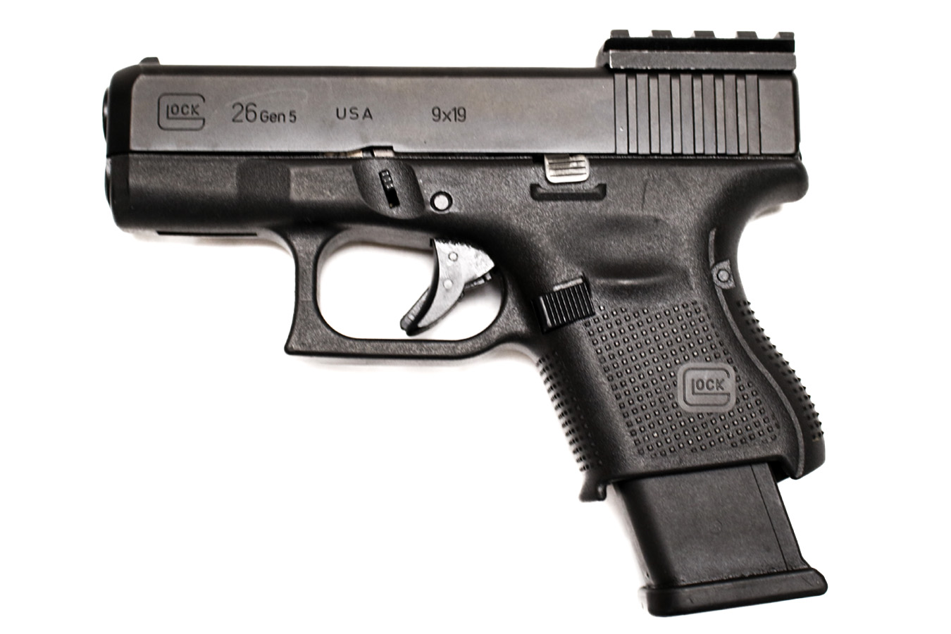 GLOCK 26 Gen 5 9mm Police Trade-In Pistol with Top Optic Rail