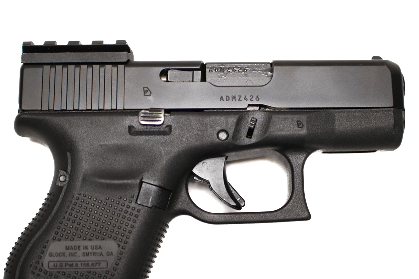 GLOCK 26 Gen 5 9mm Police Trade-In Pistol with Top Optic Rail