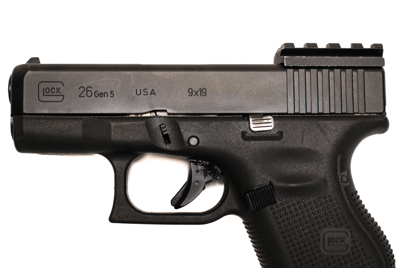 GLOCK 26 Gen 5 9mm Police Trade-In Pistol with Top Optic Rail