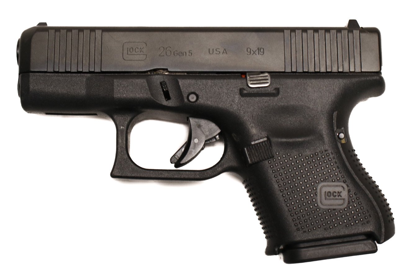 GLOCK 26 Gen 5 9mm Police Trade-In Pistol with Front Serrations