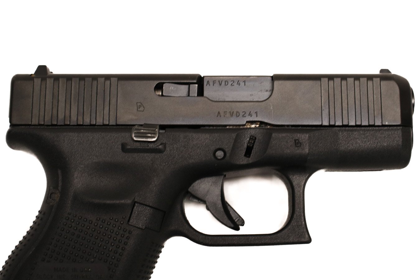 GLOCK 26 Gen 5 9mm Police Trade-In Pistol with Front Serrations