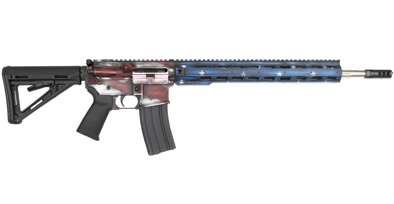 Anderson Manufacturing AM-15 5.56mm Patriotic Semi-Automatic Rifle with ...