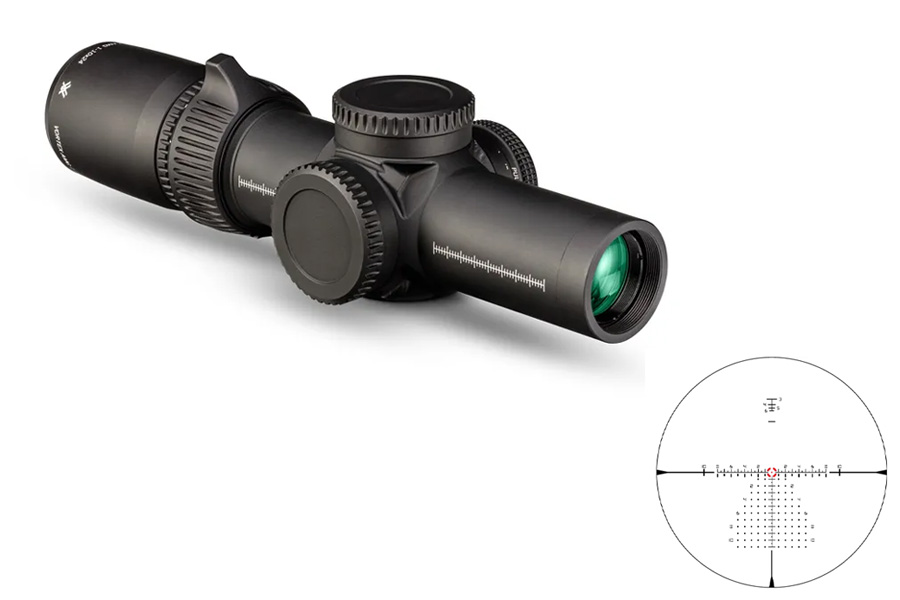 VORTEX OPTICS AMG 1-10x24 FFP EBR-9 MRAD Reticle with 34mm Tube