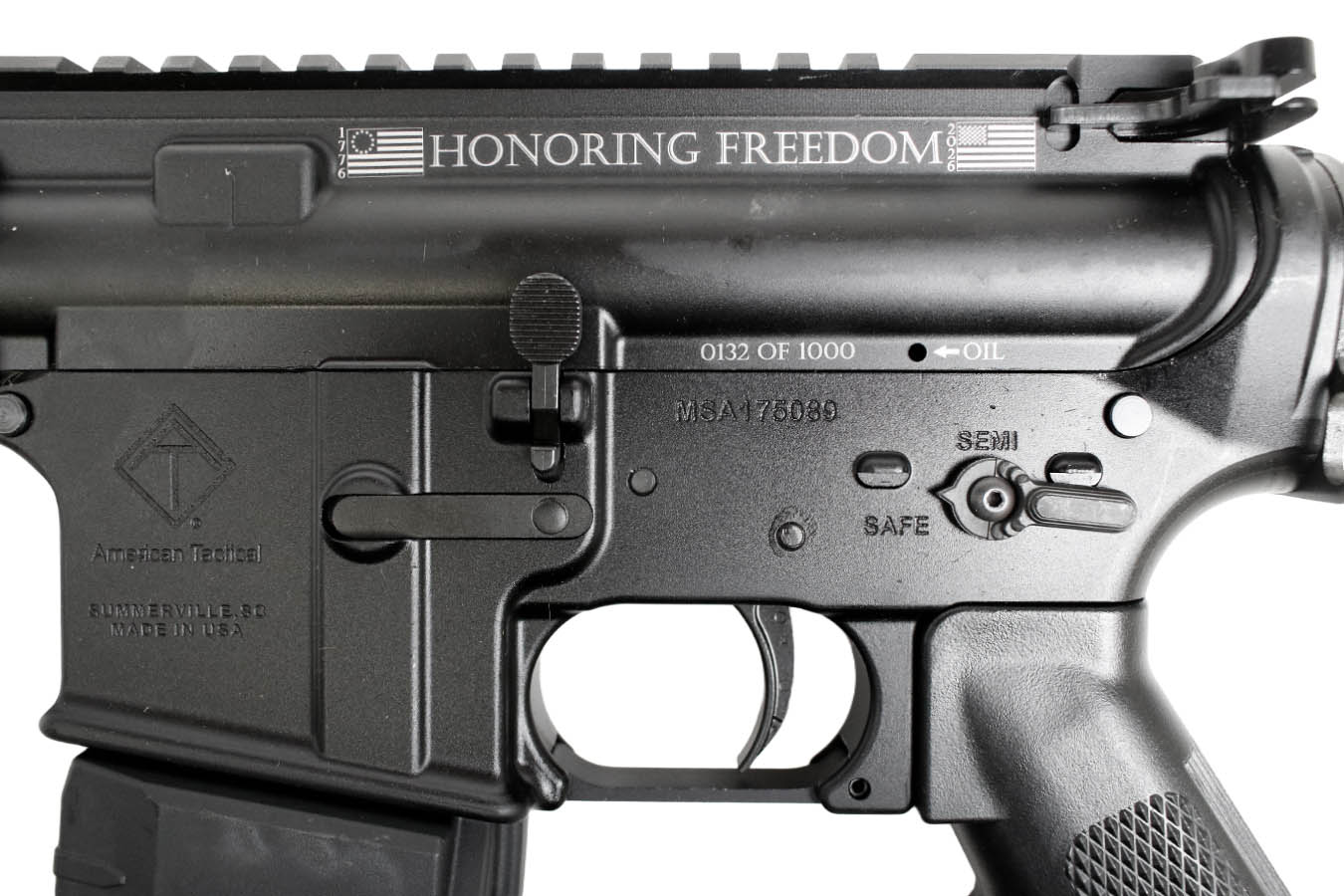 AMERICAN TACTICAL AR15 Milsport 5.56mm Honoring Freedom Special Edition Rifle with 60 Round Magazine