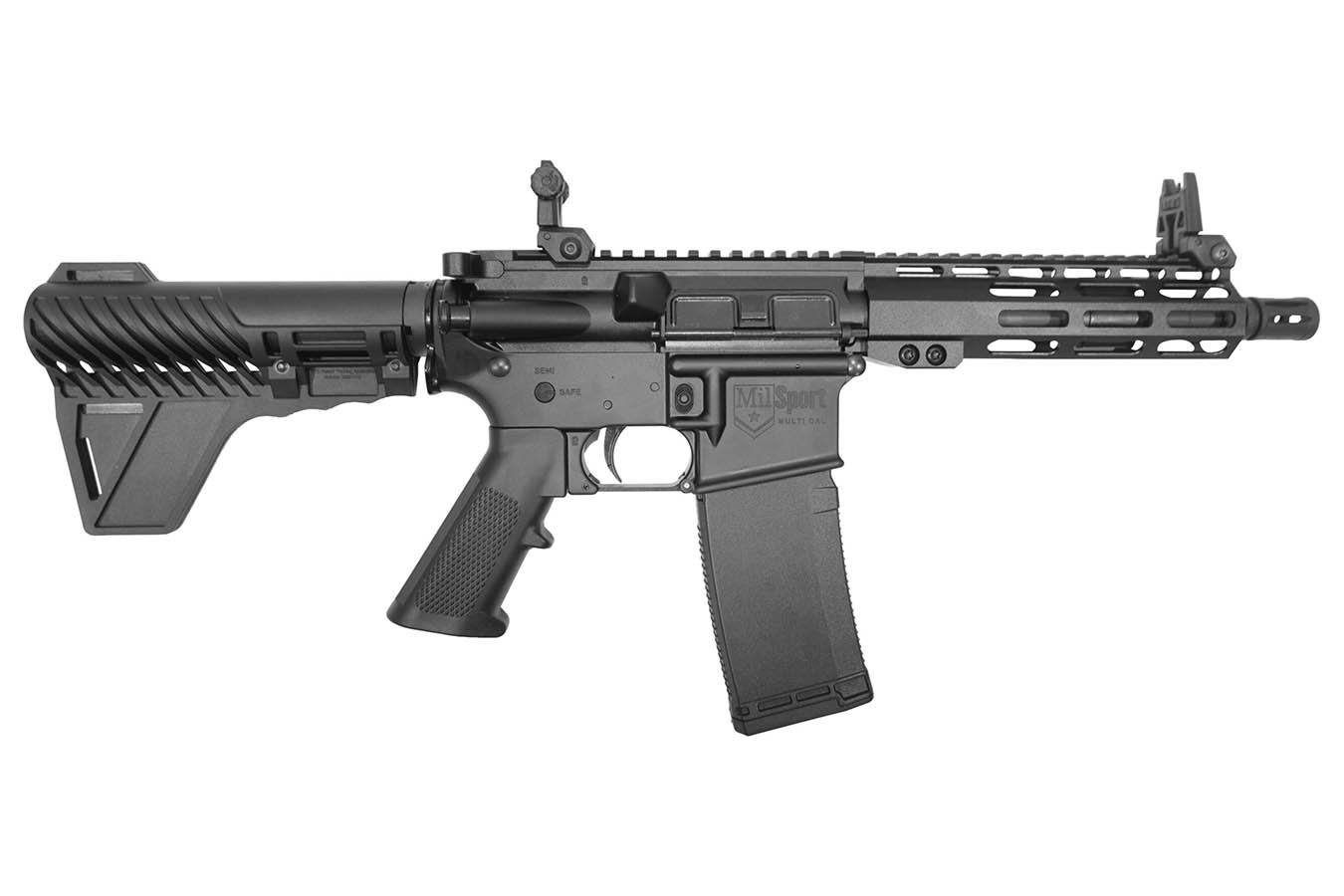 AMERICAN TACTICAL Milsport 5.56mm Semi-Automatic Pistol with M-LOK Handguard and Blade3 Brace