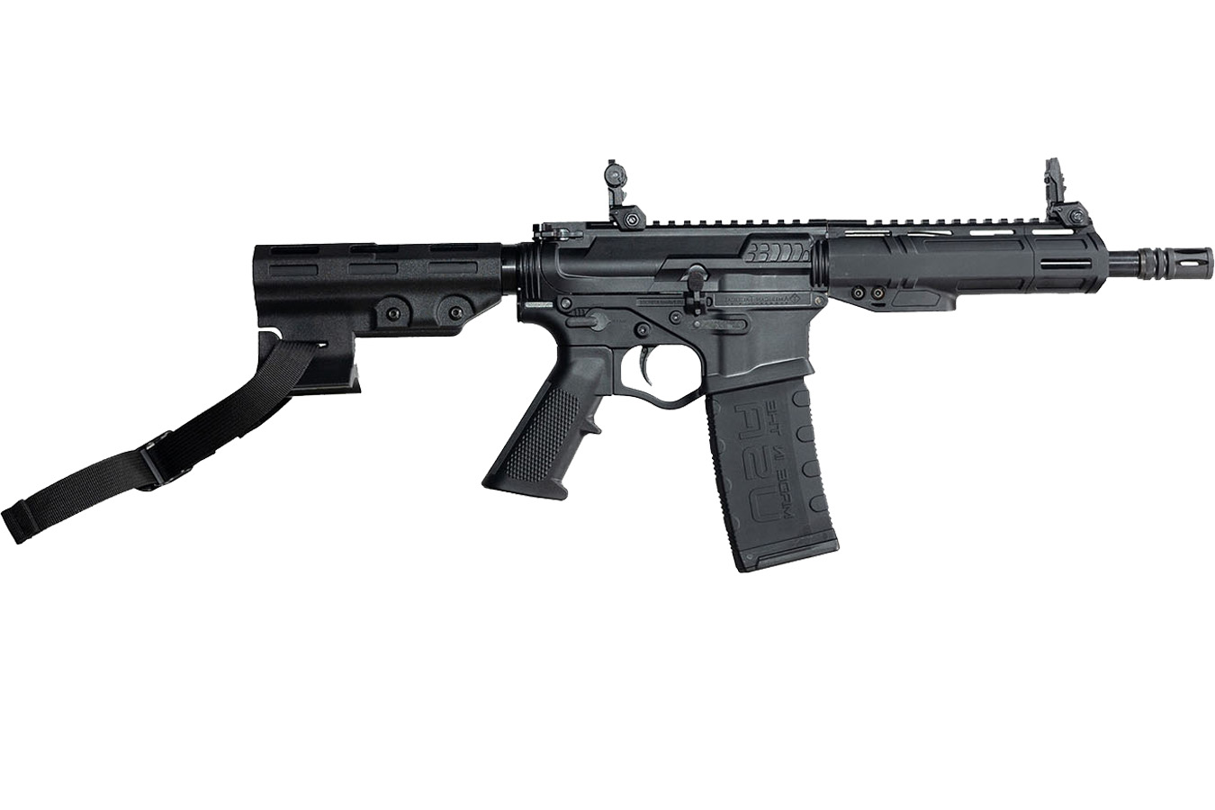 AMERICAN TACTICAL Alpha Maxx 5.56mm NATO Tactical Pistol With Flip Up Sights