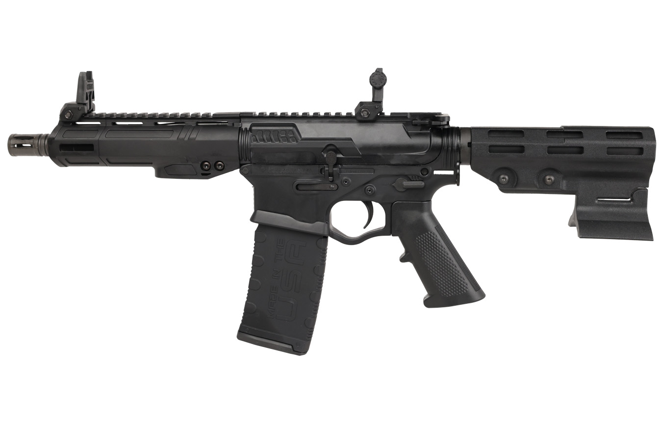 AMERICAN TACTICAL Alpha Maxx 5.56 NATO Tactical Pistol With Flip Up Sights
