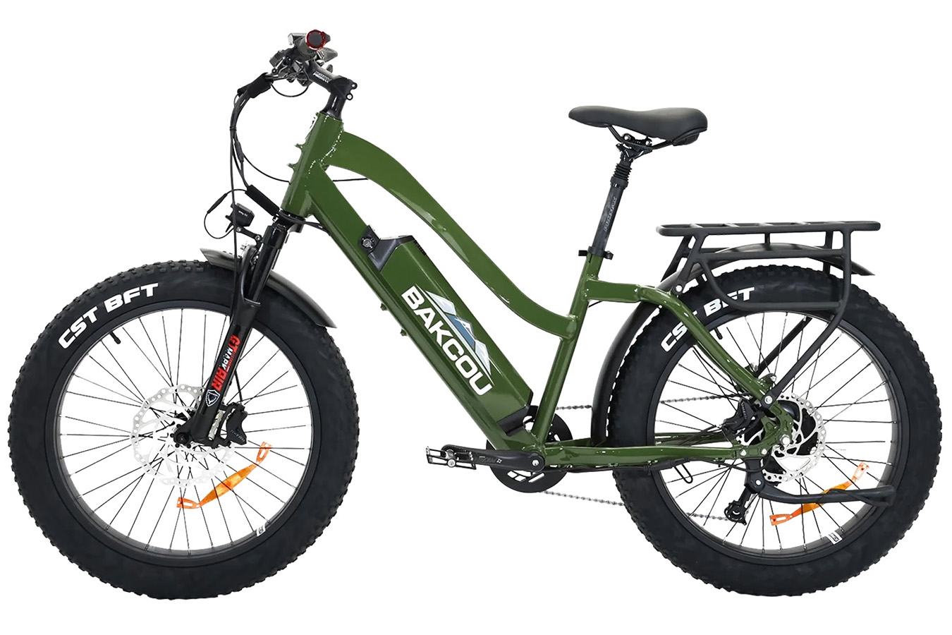 BAKCOU E-BIKES Flatlander ST 24 Gloss Army Green 18