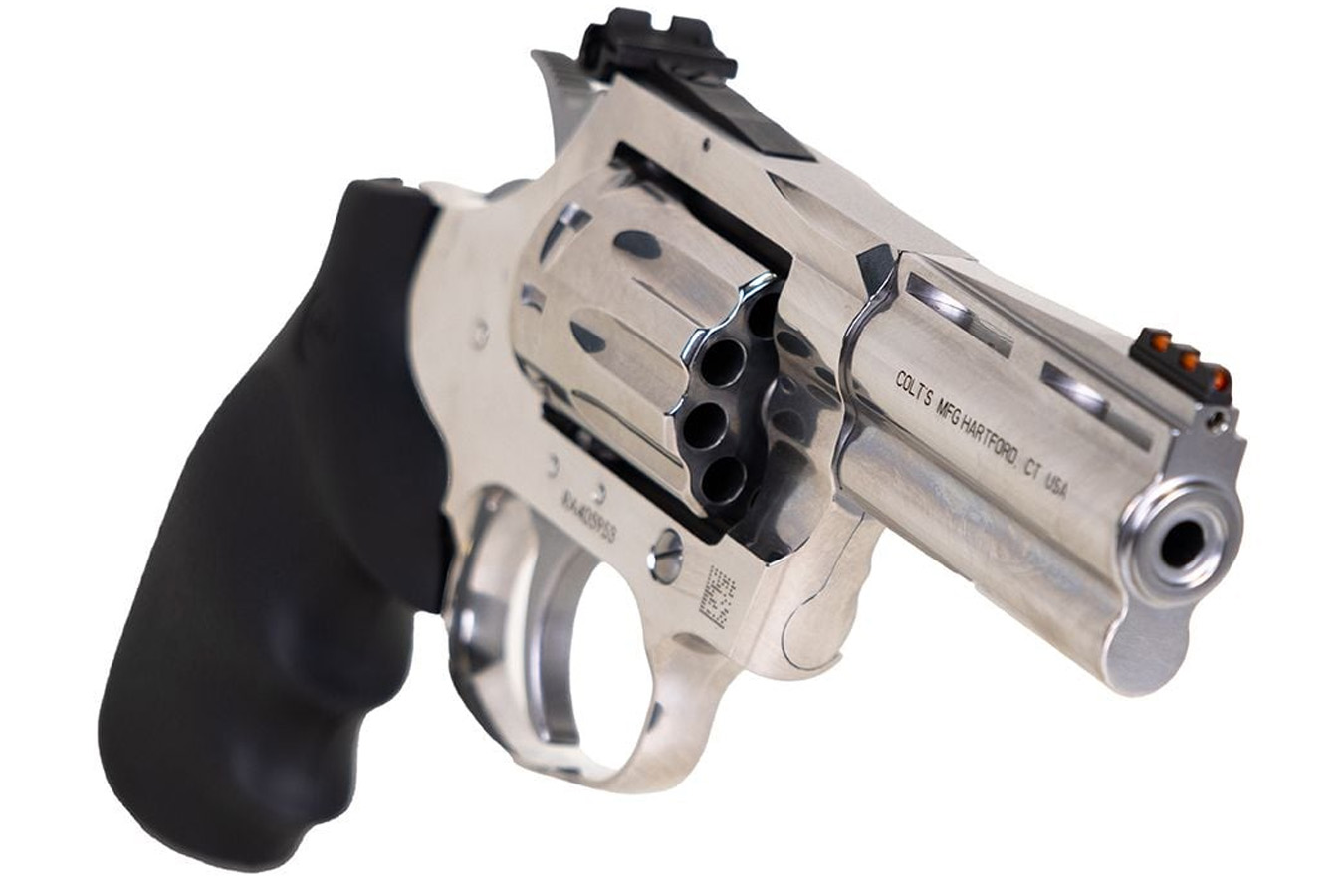 COLT King Cobra 22LR DA/SA Stainless 10-Shot Rimfire Revolver with 3 Inch Barrel (Blemished)