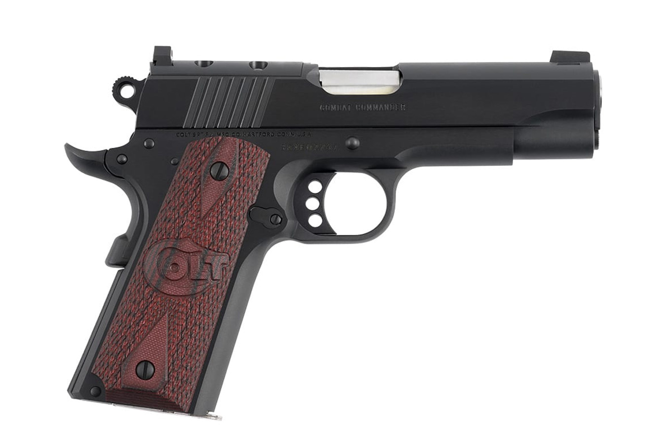 COLT 1911 Combat Commander 38 Super Optic Ready Pistol with Blued Frame (Blemished)