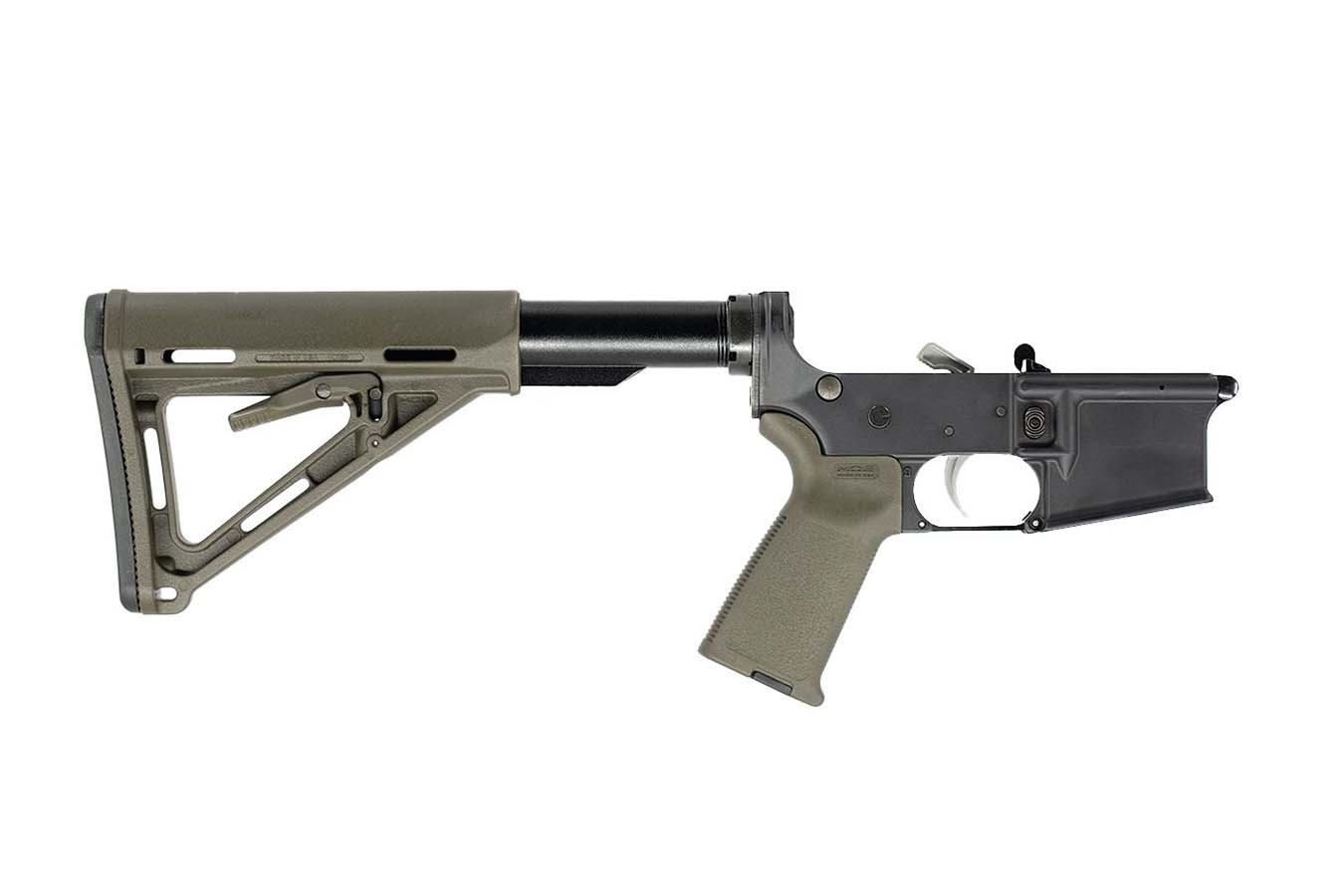 ANDERSON MANUFACTURING AM-15 Complete Lower Multi-Cal, OD Green