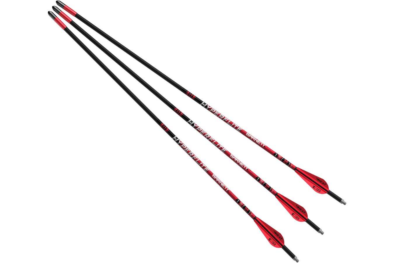BARNETT Hyperflite 20in Arrow 3pk Red/White