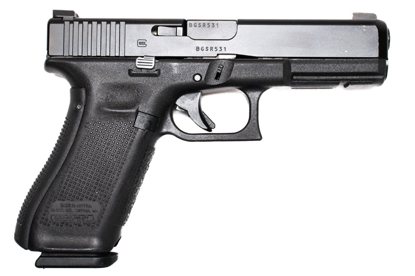 GLOCK 17 Gen 5 9mm Police Trade-In Pistol with Case