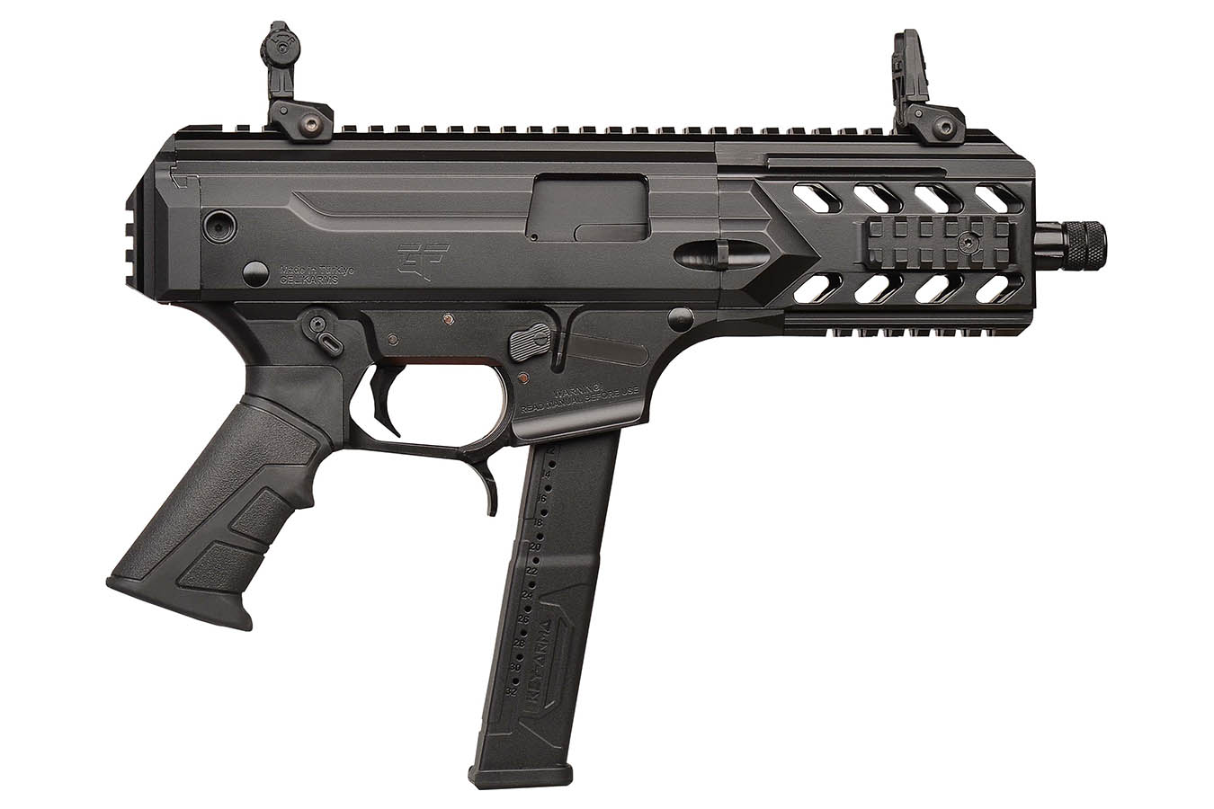 GFORCE ARMS Blade6 9mm Semi-Auto PCC Handgun with Black Finish