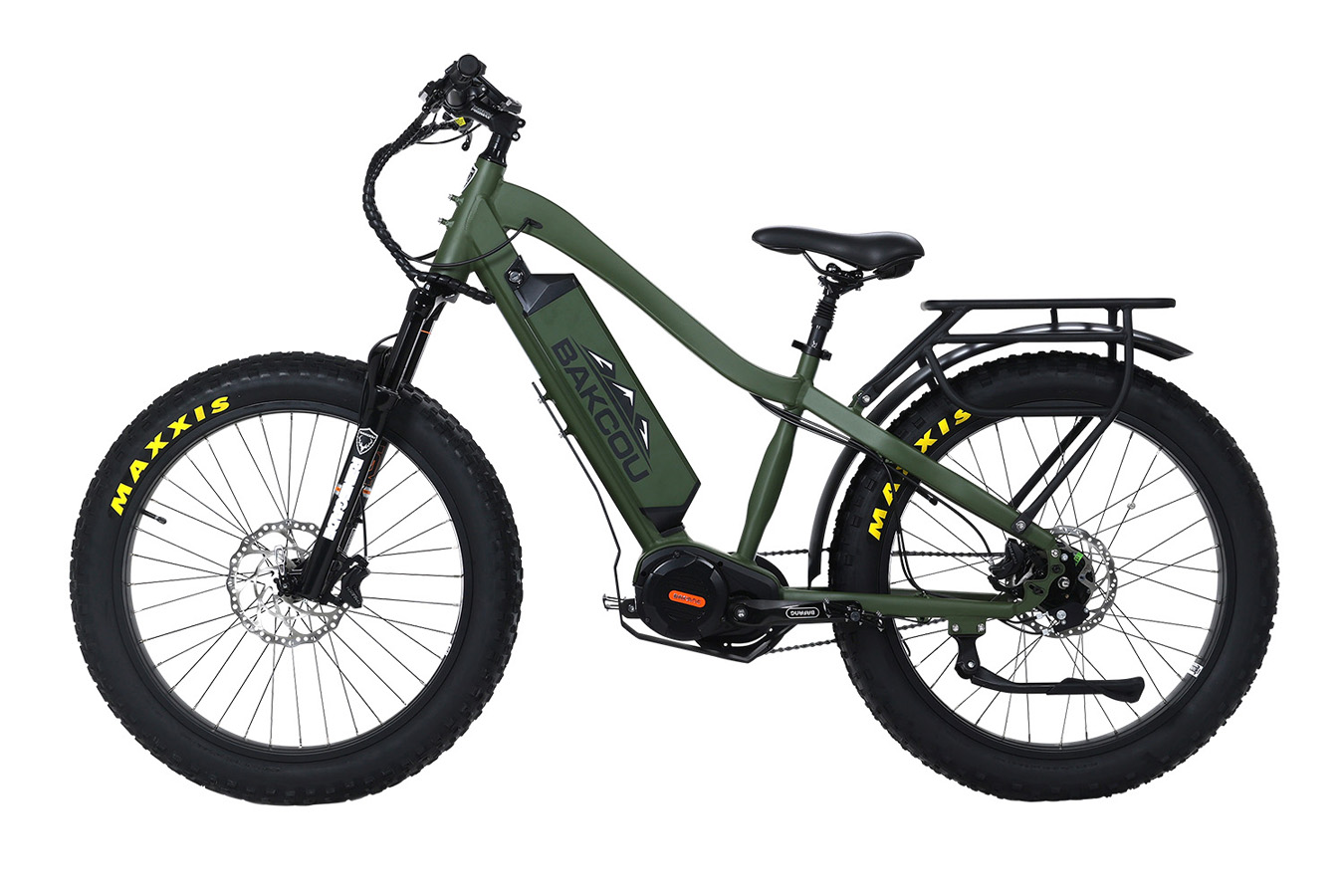 BAKCOU E-BIKES Mule Jager Matte Army Green 18