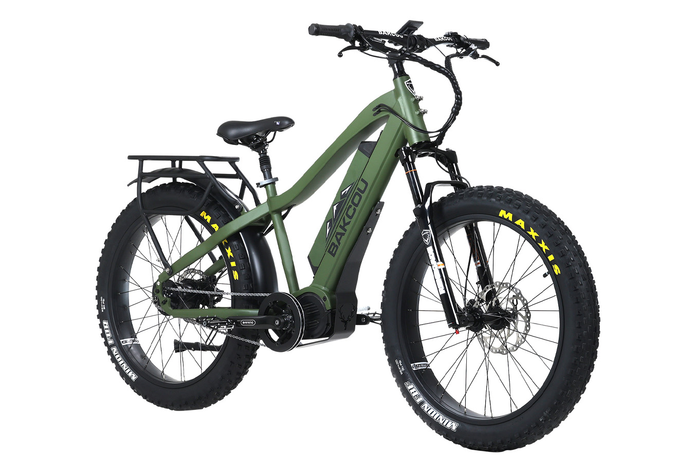 BAKCOU E-BIKES Mule Jager Matte Army Green 18