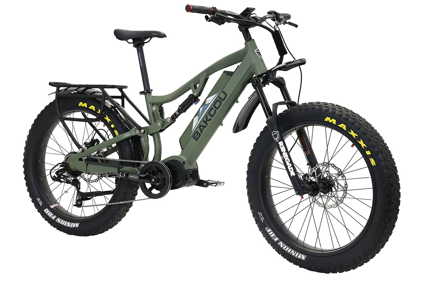 BAKCOU E-BIKES Storm 25 Large Matte Army Green 19