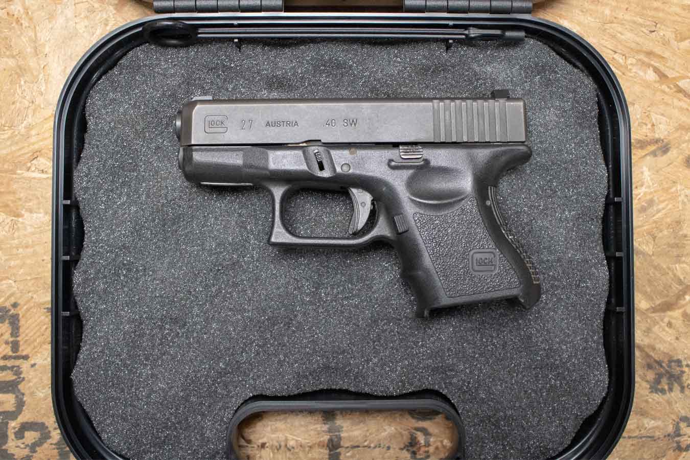 GLOCK 27 Gen3 40 S&W Police Trade-In Pistol (Magazine Not Included)