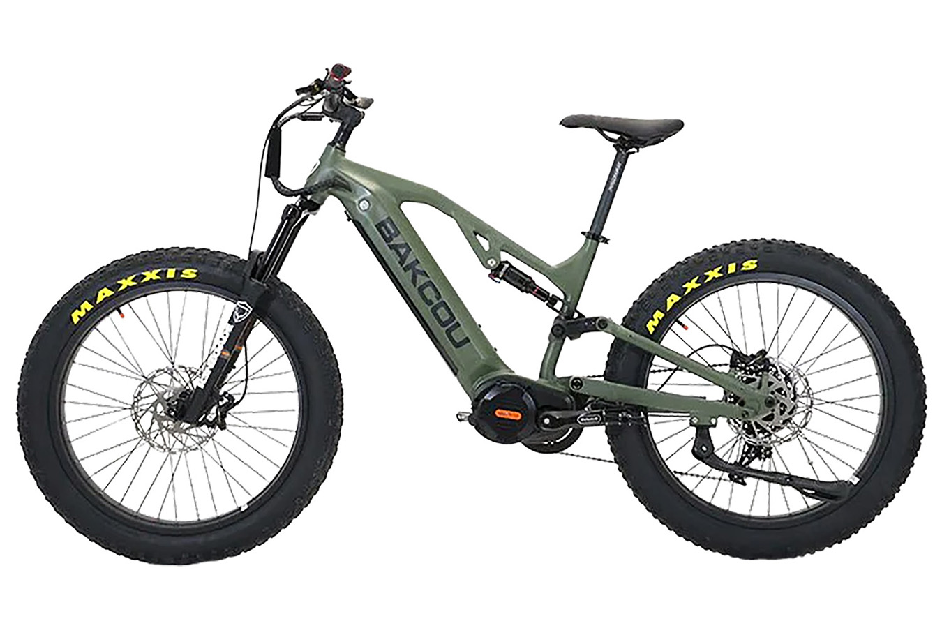 BAKCOU E-BIKES Scout Large Matte Army Green 19