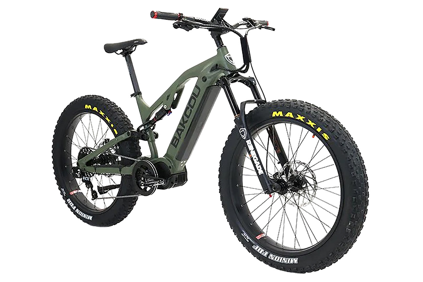 BAKCOU E-BIKES Scout Large Matte Army Green 19