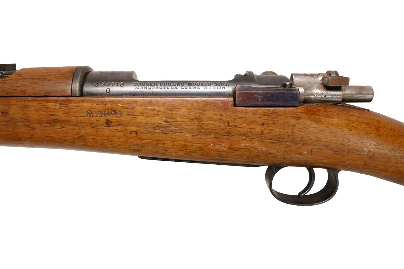 CHILENO MODELO  Chileno 1895 Model 7x57mm Police Trade-in Bolt-Action Rifle