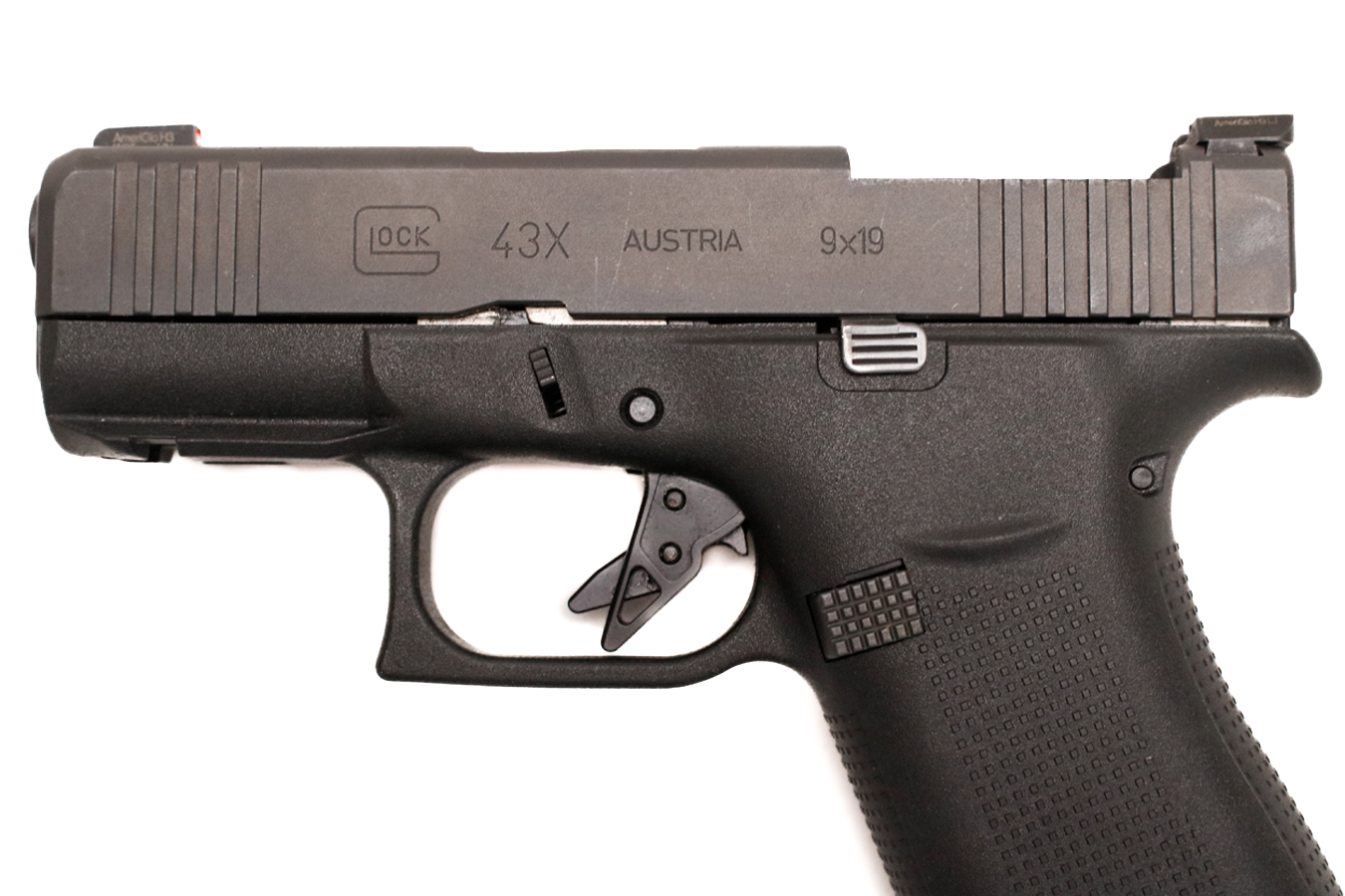 GLOCK 43X MOS 9mm Optic Ready Police Trade-in Pistol (Missing Optic Plate)