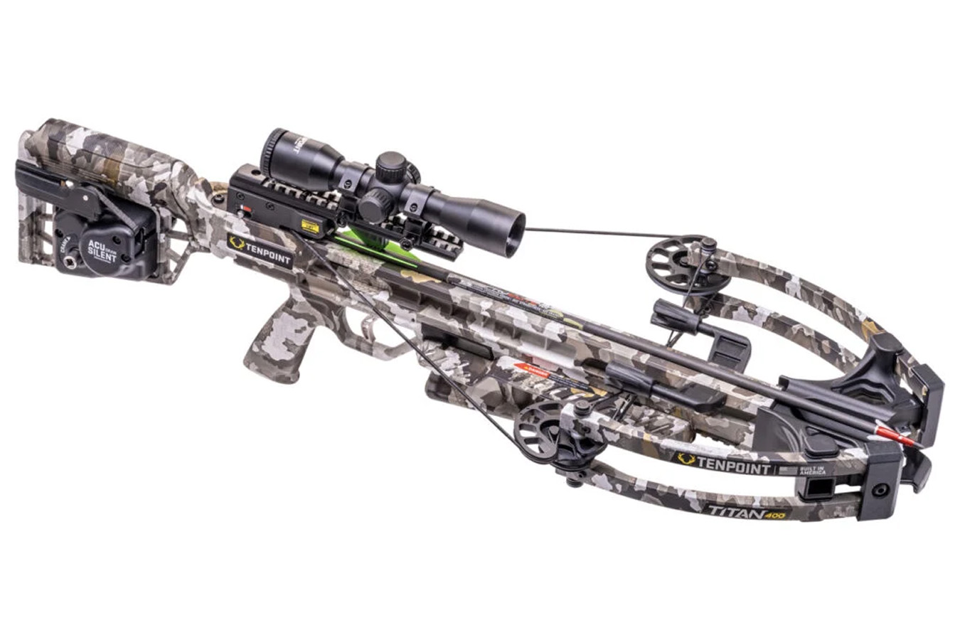 TEN POINT Titan 400 SE Rangemaster 100 Scope with Acudraw Silent Package