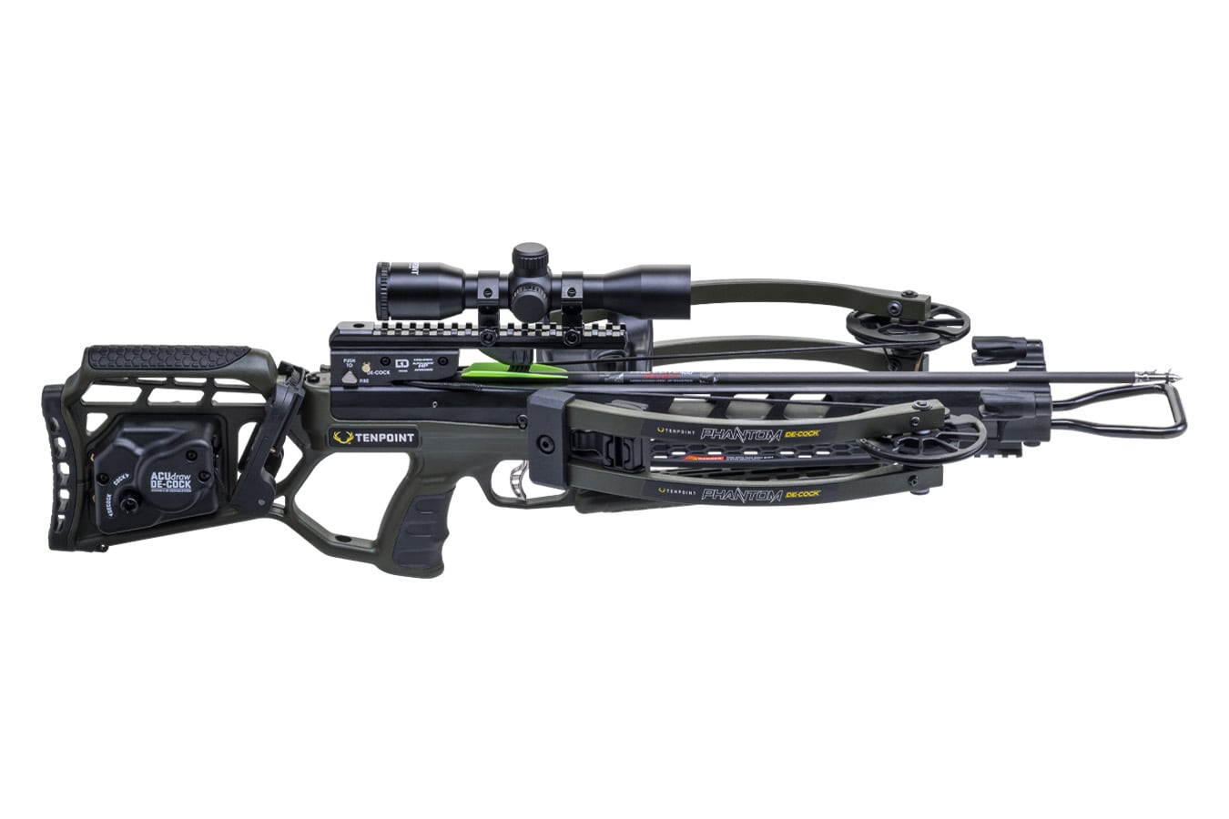 TEN POINT Phantom De-Cock Crossbow, Moss Green