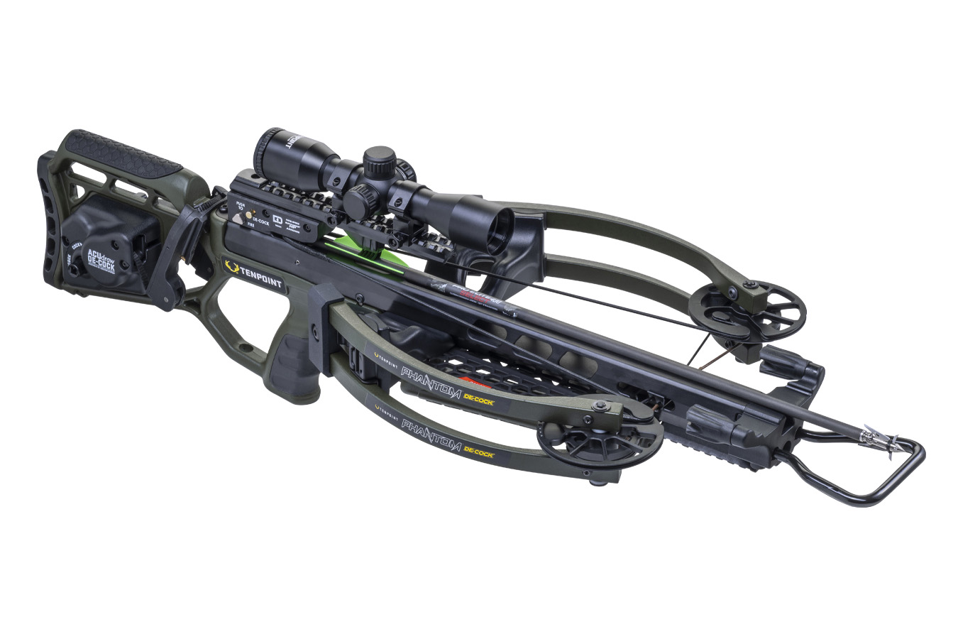 TEN POINT Phantom De-Cock Crossbow, Moss Green