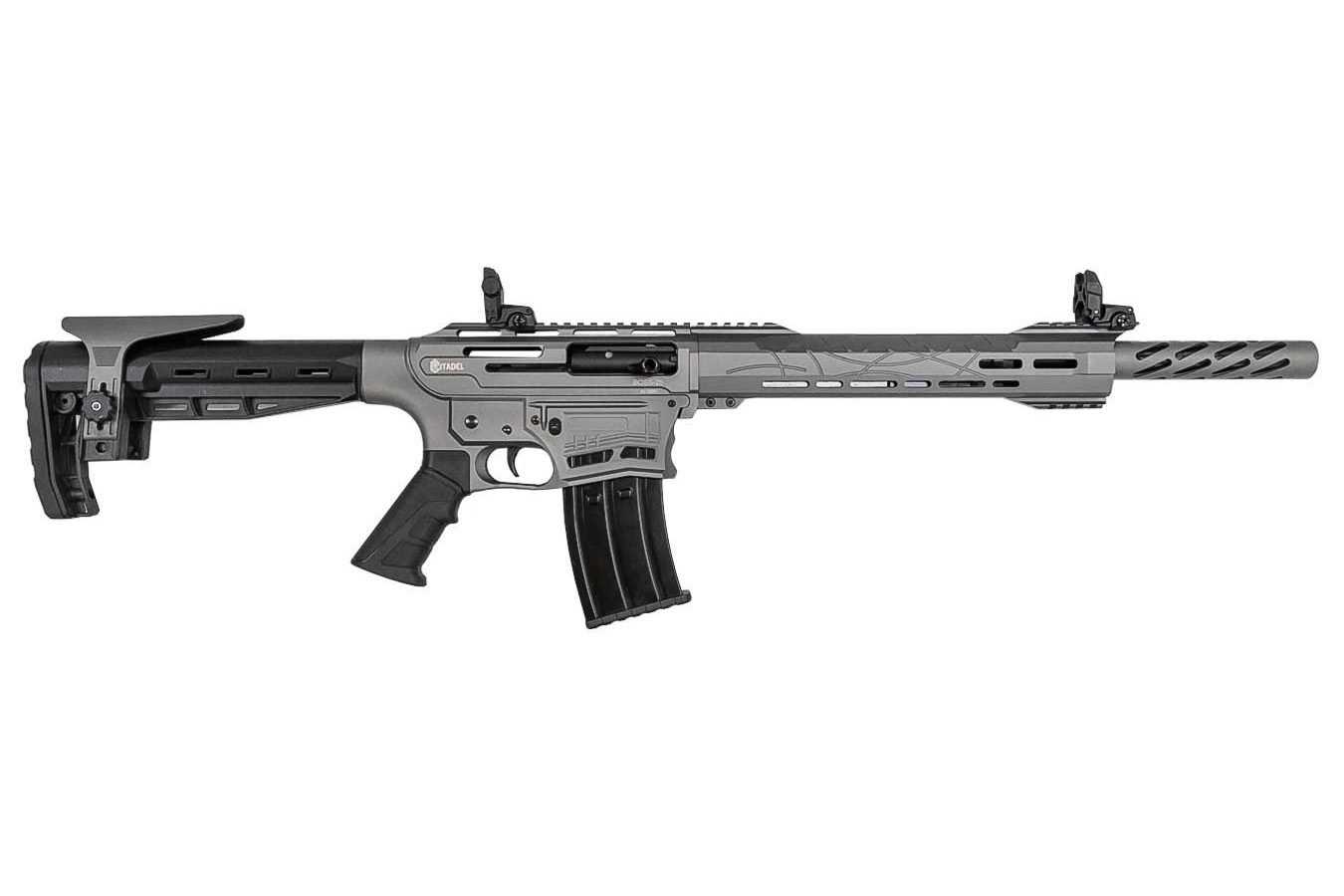 CITADEL Boss-25 12 Gauge AR-Style Semi-Auto Shotgun w/ Tactical Gray Cerakote Finish