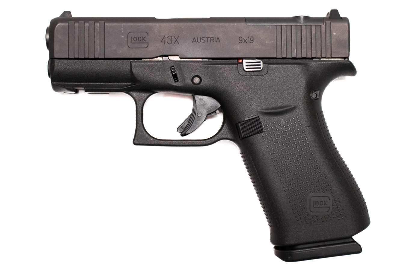 GLOCK 43X MOS 9mm Optic Ready Police Trade-in Pistol