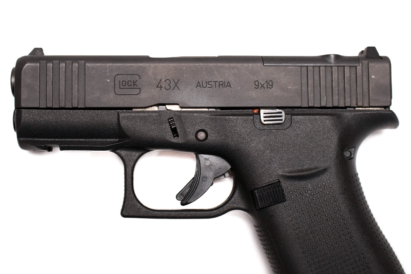 GLOCK 43X MOS 9mm Optic Ready Police Trade-in Pistol