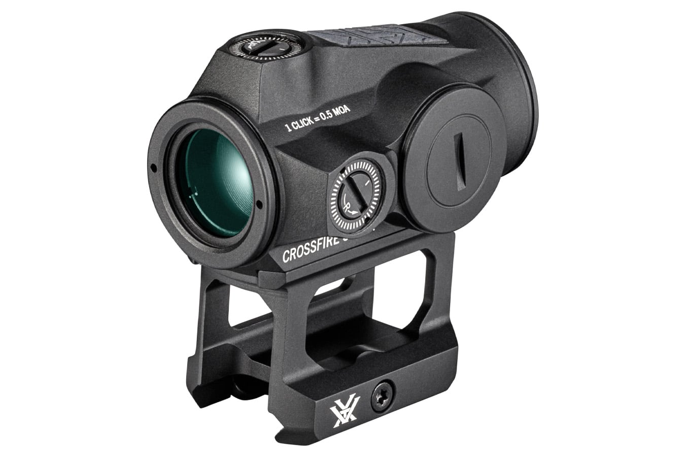 VORTEX OPTICS Crossfire II 2 MOA Green Dot with Solar Backup and Black Finish