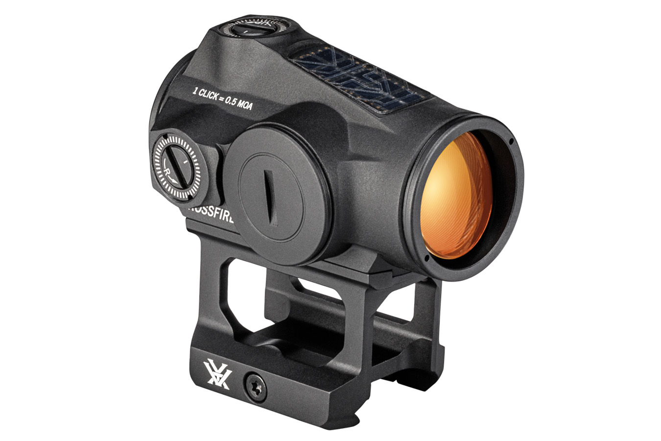 VORTEX OPTICS Crossfire II Solar 2 MOA Red Dot with Solar Backup and Black Finish