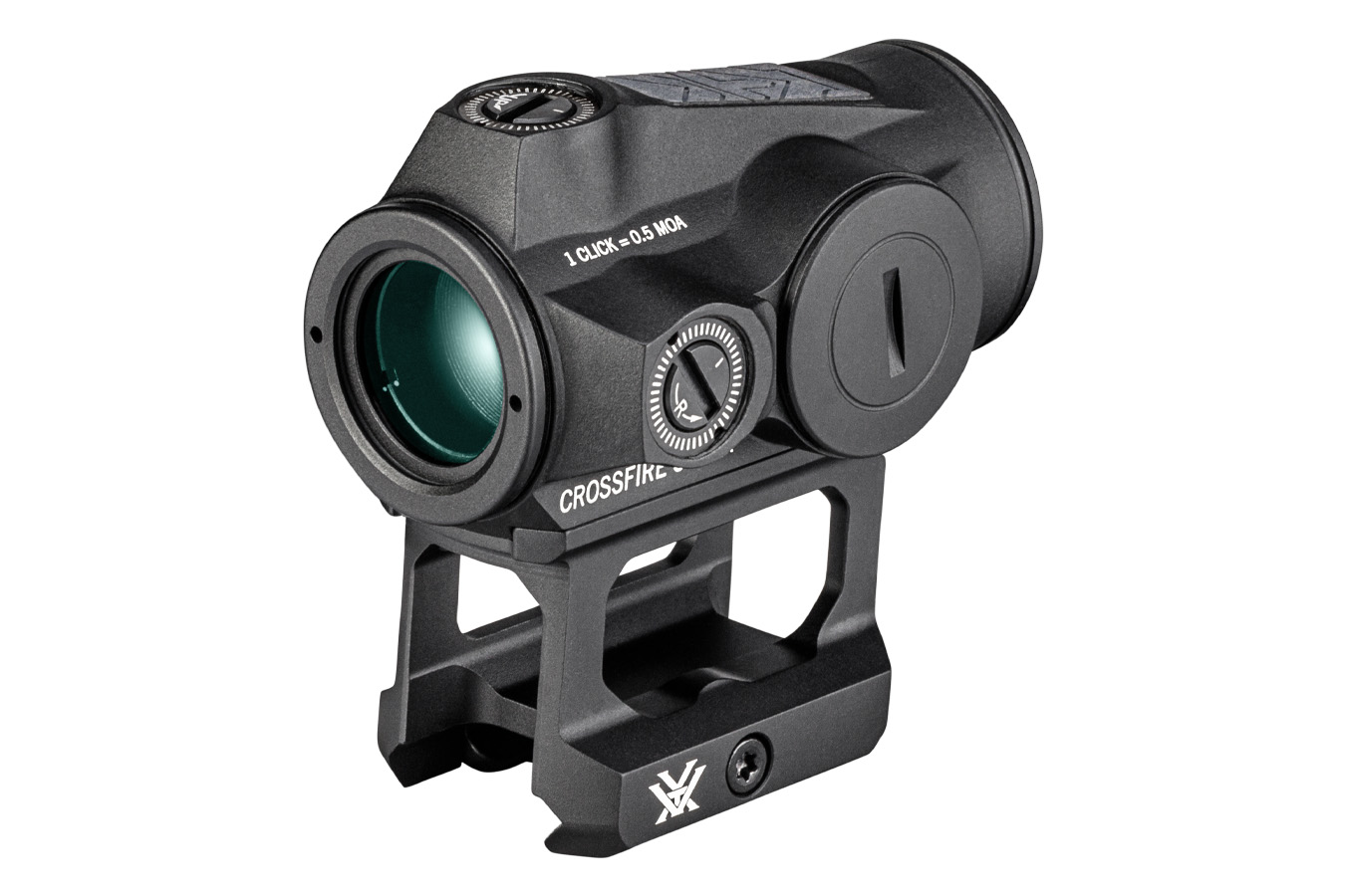 VORTEX OPTICS Crossfire II Solar 2 MOA Red Dot with Solar Backup and Black Finish