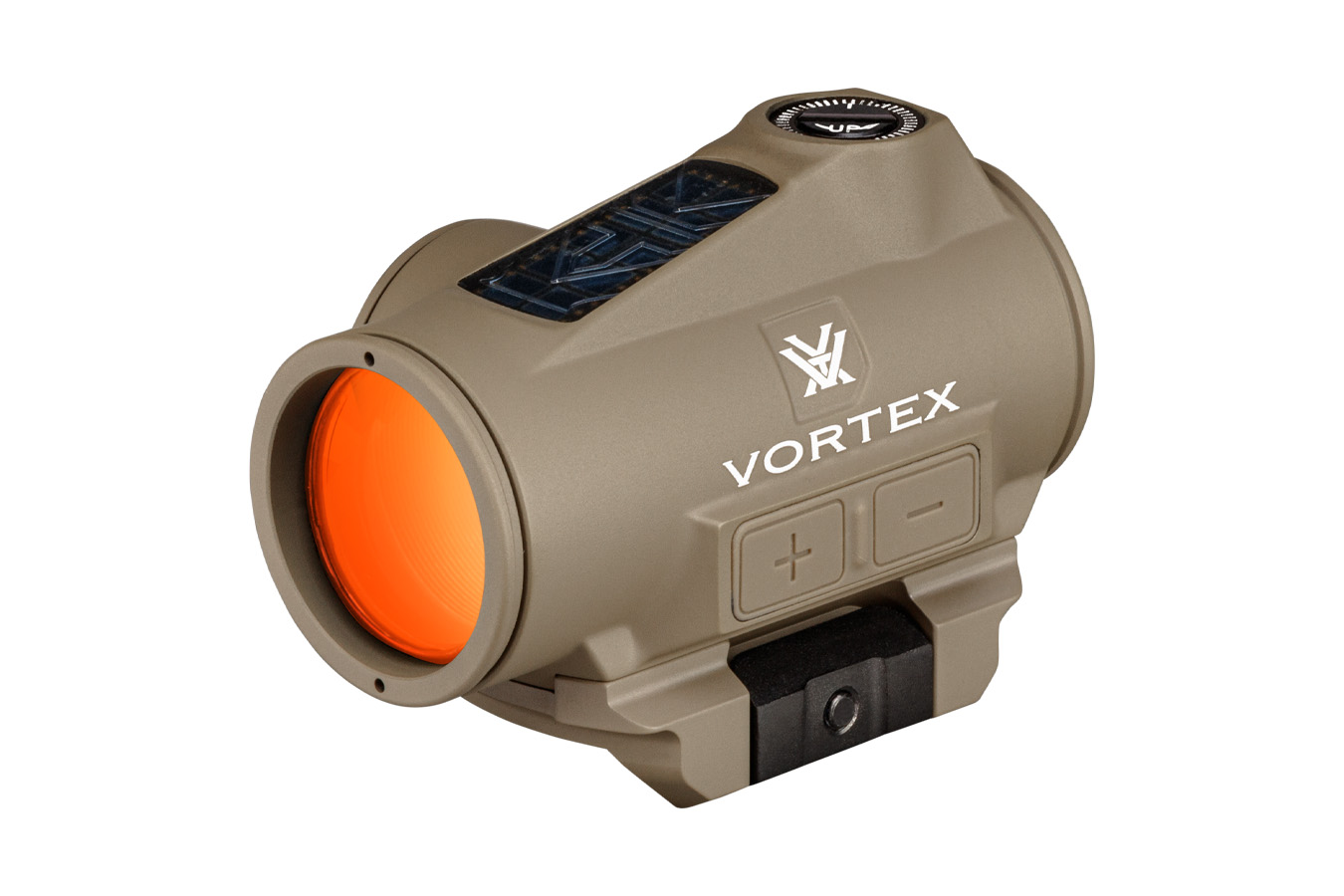 VORTEX OPTICS Crossfire II 2 MOA Red Dot with Solar Backup and FDE Finish