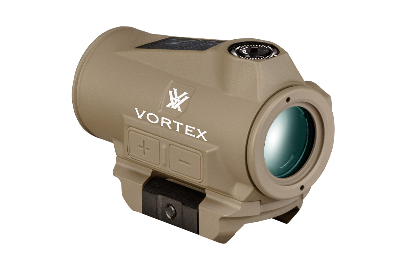 VORTEX OPTICS Crossfire II 2 MOA Red Dot with Solar Backup and FDE Finish