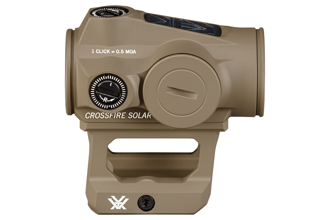 VORTEX OPTICS Crossfire II 2 MOA Red Dot with Solar Backup and FDE Finish