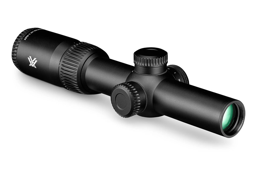VORTEX OPTICS Crossfire HD 1-4x24mm Riflescope with Illuminated Dead-Hold 2A BDC (MOA) Reticle