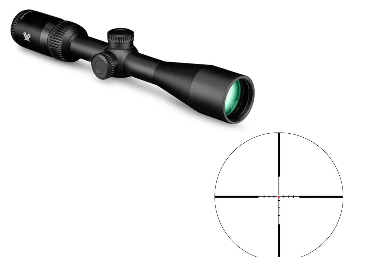 VORTEX OPTICS Crossfire HD 3 9x40 SFP Illuminated Dead Hold 2A BDC MOA Reticle 1 Inch Tube