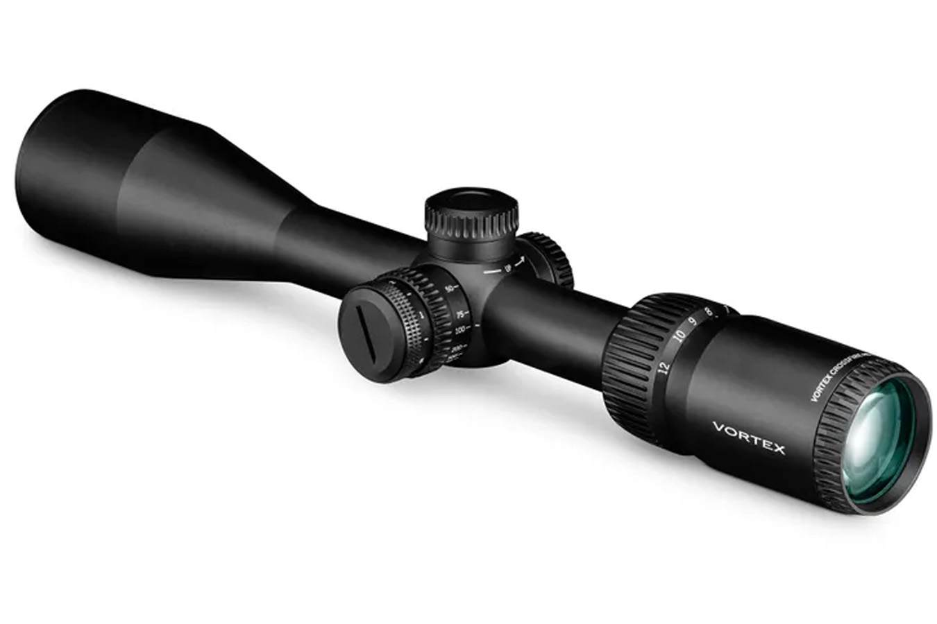 VORTEX OPTICS Crossfire HD 4 12x44 Illuminated Dead Hold 2A BD MOA Reticle 1 Inch Tube