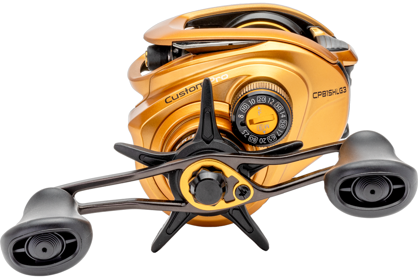 LEWS Custom Pro 7.5:1 Left Hand Baitcast Reel