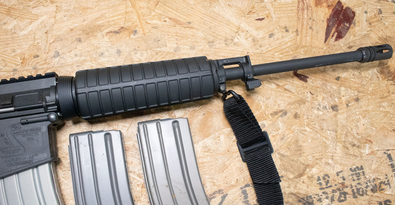 BUSHMASTER Carbon-15 223/5.56mm Police Trade-In Rifle with Three Magazines and Sling