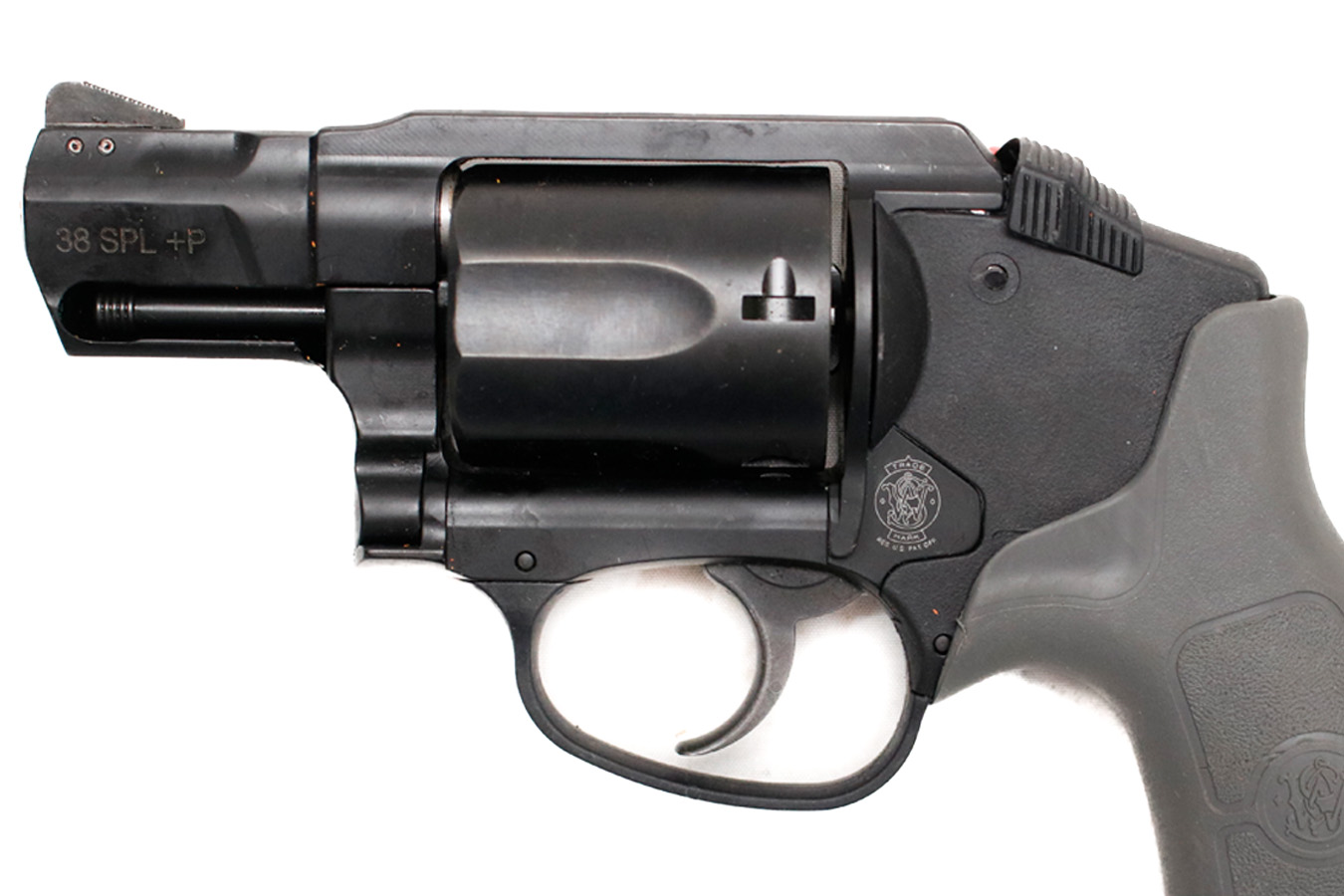 SMITH AND WESSON M&P Bodyguard 38 SPL+P Police Trade-In Revolver with Crimson Trace Laser